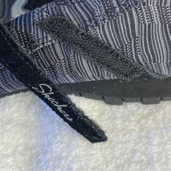 Skechers Bikers Ripples Mary Jane Shoes Womens Size 6 Textured Black 49343 EUC - Picture 12 of 13